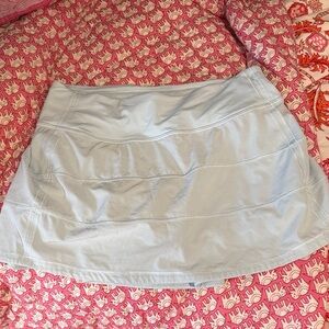 Lululemon Athletica Light Blue Mini Skirt